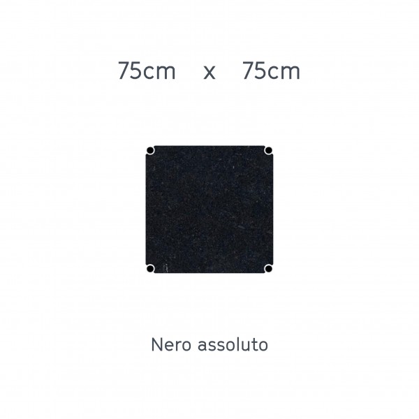 USM Haller Tisch 75x75cm Granit Nero Assoluto