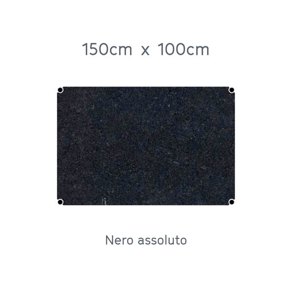 USM Haller Tisch 150x100cm Granit Nero Assoluto