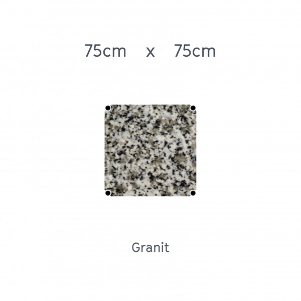 USM Haller Tisch 75x75cm Granit französisch