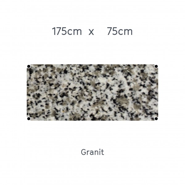 USM Haller Tisch 175x75cm Granit französisch