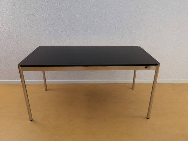 USM Haller Tisch 150x75cm Kunstharz Eiche schwarz, Nr.ds023