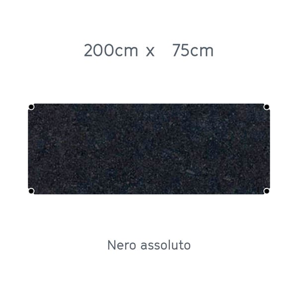 USM Haller Tisch 200x75cm Granit Nero Assoluto