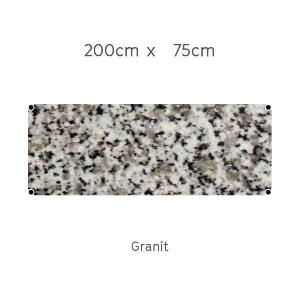 USM Haller Tisch 200x75cm Granit französisch